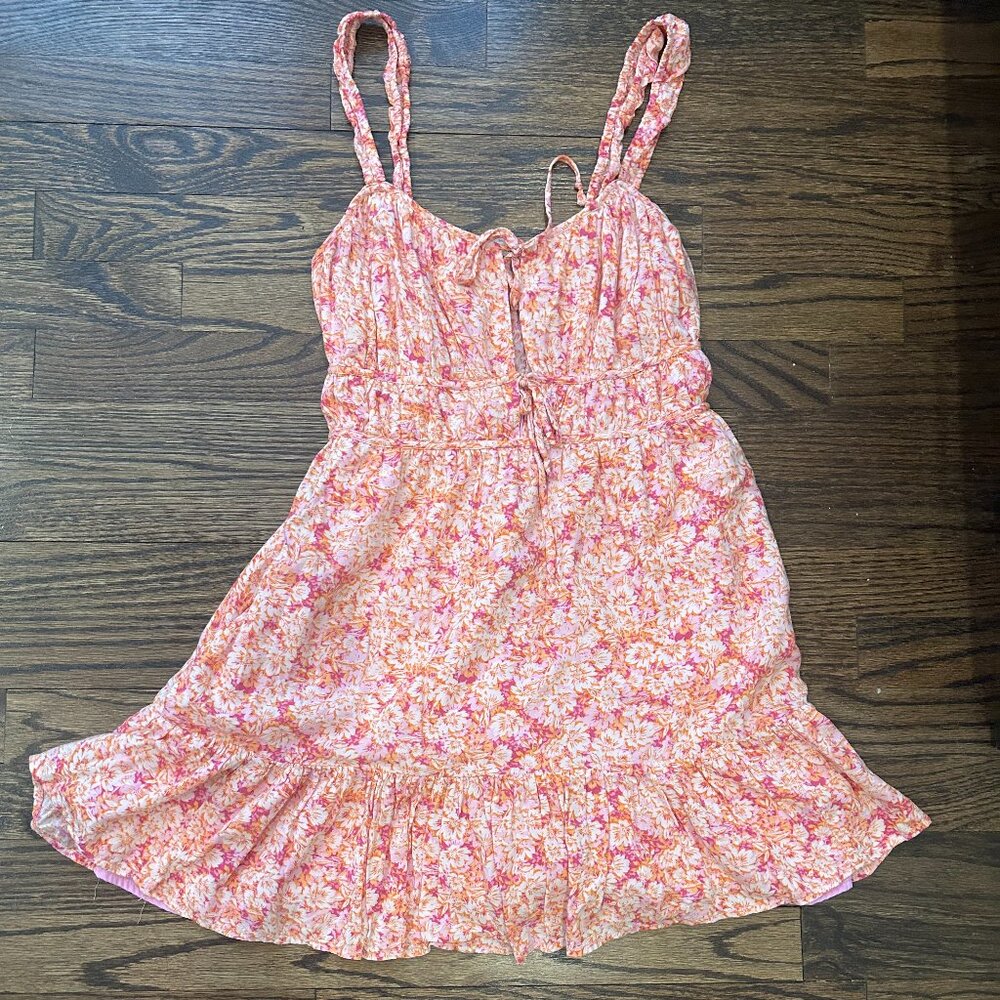 AE Smocked Tiered Mini Dress
